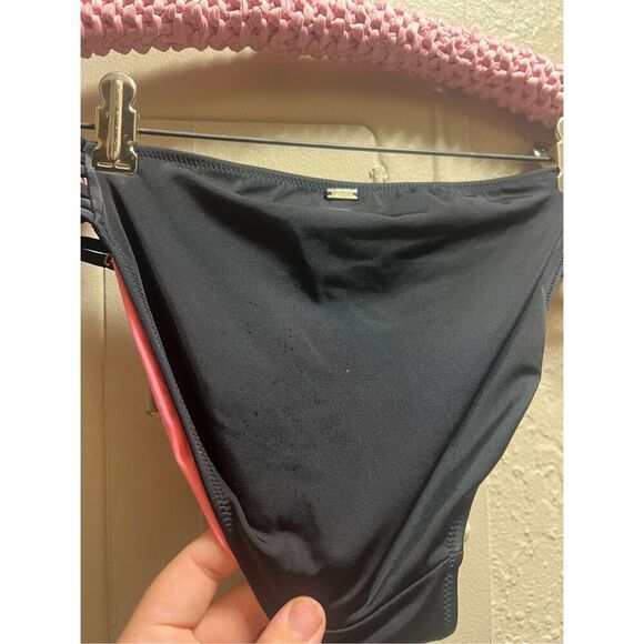 PINK By Victoria’s Secret Black Swimsuit Bottoms Woman’s Size Large -Bally On Ba - Picture 9 of 10